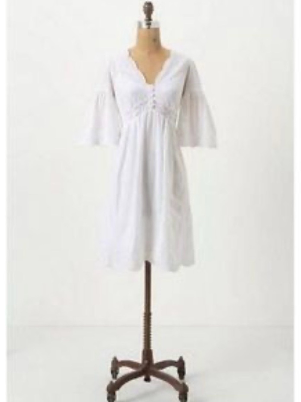 Vanessa Virginia white cotton dress, Size 6